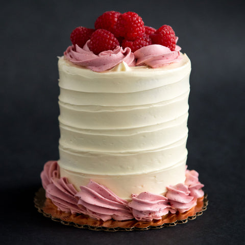 Vanilla Raspberry Cake