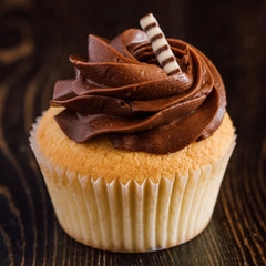 Vanilla with Chocolate Buttercream Cupcake